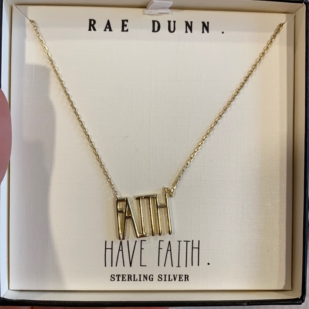Rae Dunn Faith Necklace